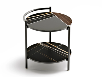 OLIVER - Marble high side table by Capital Collection - view 2